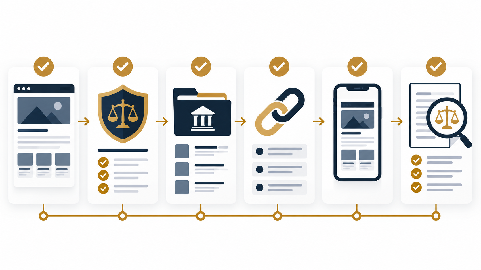 Visual checklist for building an accurate and useful law firm case results page